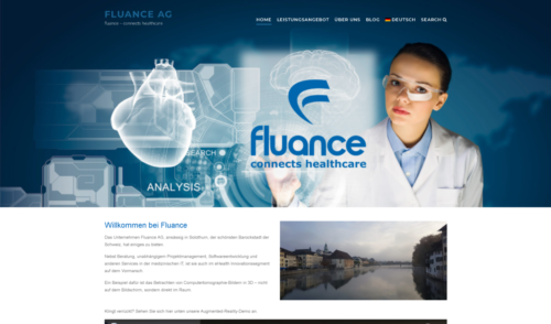 Überarbeitung der Website www.fluance.ch